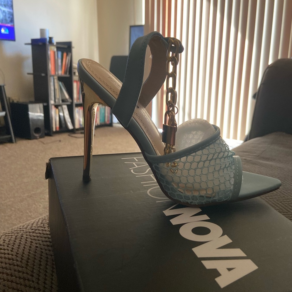 Light Blue Heels